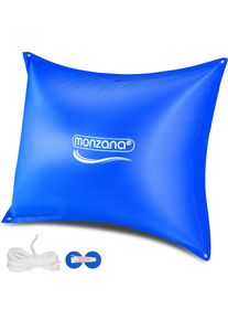 Monzana&reg; Cuscino per piscina blu XL 240x200cm -20&deg;C gonfiabili