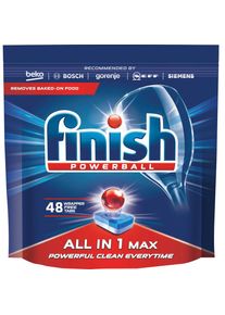Detergent de vase pentru masina de spalat FINISH ALL IN 1 MAX, 48 tablete