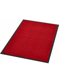 Hanse Home Läufer »Smart«, Rechteckig, 7 Mm Höhe, Gemustert, Rutschfest, Robust, Pflegeleicht, Waschbar, Schnörkel rot, Größe B/L: 75 cm x 120 cm 7...