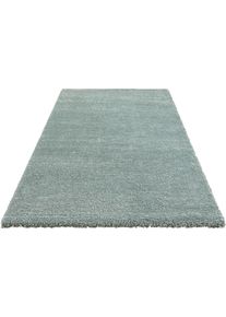 ELLE Decoration Hochflor-Teppich »Orly«, Rechteckig, 32 Mm Höhe, Dichter Hochflor, Meliert, Skandi Look, Robust, Pflegeleicht grün, Größe B/L: 80...