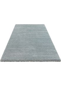 ELLE Decoration Hochflor-Teppich »Orly«, Rechteckig, 32 Mm Höhe, Dichter Hochflor, Meliert, Skandi Look, Robust, Pflegeleicht blau, Größe B/L: 80...