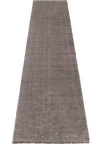 ELLE Decoration Hochflor-Läufer »Orly«, Rechteckig, 32 Mm Höhe, Dichter, Hochflor, Meliert, Skandi Look, Robust, Pflegeleicht, Kuschelig grau,...