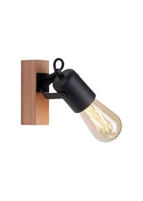 Leuchten Direkt Wandleuchte »Canop«, 1 Flammig-Flammig, exklusivee27 schwarz 1 flammig , Moderne Wandlampe im Industrial Style