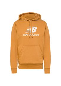 New Balance Heren Sweatshirt 'Essential' mosterd / wit XXL