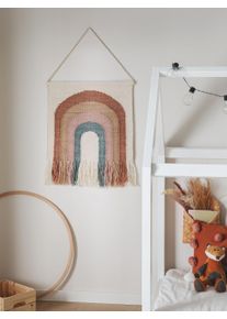 Lytte Déco de mur Rainbow Multicouleur 50x50 cm - Tapis poil court design moderne pour salon