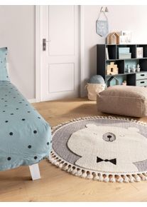 Lytte Tapis enfant Momo Gris diamètre 120 cm rond