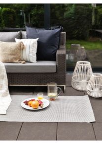 benuta Nest Chodnik outdoor Metro jasnoszary 80x240 cm Uni