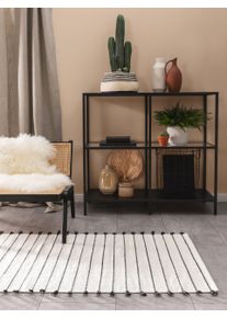 benuta Pop Katoen Vloerkleed Bo Ivory 70x200 cm - Katoen Lopers