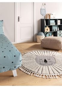 Lytte Tapis enfant Momo Gris diamètre 120 cm rond
