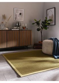 benuta Nest Sisal Vloerkleed Sana Groen 150x150 cm - Sisal Vloerkleden
