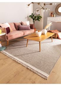 benuta Pop Wollen Vloerkleed Karla Grijs 80x120 cm - Moderne Vloerkleden voor Woonkamer, Slaapkamer & Eetkamer