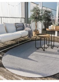 benuta Nest Tapis d'extérieur Nandi Gris 120x170 cm - Tapis outdoor pour balcon, terrasse et jardin