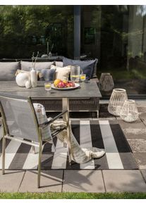 benuta Nest Dywan outdoor Metro czarny 80x150 cm Paski,Kids