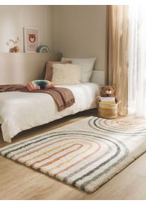 Lytte Teppe til barn Gobi Flerfarget 120x170 cm Sammendrag,Strips,Motiver for barn