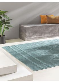 benuta Nest Tapis d'extérieur Bonte Turquoise 80x150 cm - Tapis outdoor pour balcon, terrasse et jardin
