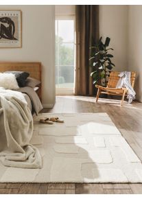 benuta Nest Dywan Eve kremowo-beżowy 140x200 cm Abstrakcyjny,Trend