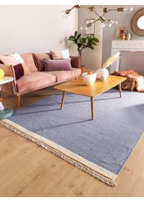 benuta Pop Ullteppe Karla Blå 120x170 cm Uni