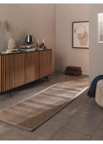 benuta Pure Sisal Vloerkleed Greta Grijs 70x240 cm - Sisal Lopers