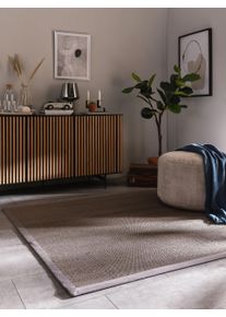 benuta Nest Sisal Vloerkleed Sana Grijs 150x150 cm - Sisal Vloerkleden