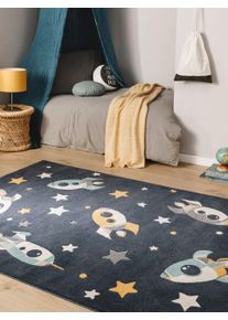 Lytte Tapis enfant Apollo Bleu 120x170 cm - Tapis pour chambre d'enfants/bébé