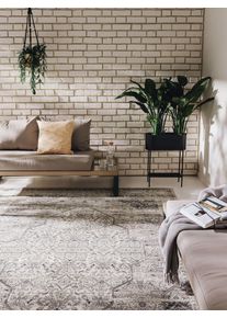 Tapis poil ras d'int&eacute;rieur et d'ext&eacute;rieur Artis Anthracite 120x180 cm - Tapis poil court design moderne pour salon