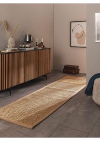 benuta Pure Sisal Vloerkleed Greta Crème 70x240 cm - Sisal Lopers