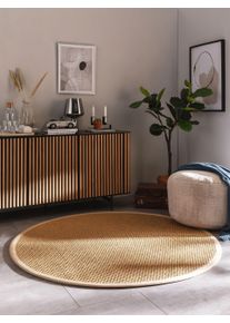 benuta Pure Sisal Vloerkleed Greta Beige ø 150 cm rond - Sisal Vloerkleden