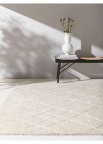 benuta Finest Ullteppe Maroc Ivory 120x170 cm