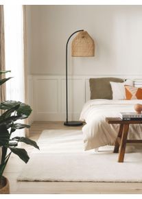 Tapis poil ras Tacoma Cr&egrave;me 120x170 cm - Tapis poil court design moderne pour salon