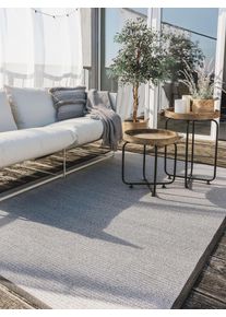 benuta Nest Tapis d'extérieur Nandi Gris 90x130 cm - Tapis outdoor pour balcon, terrasse et jardin