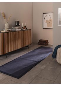 benuta Nest Sisal Vloerkleed Sana Blauw 70x240 cm - Sisal Lopers