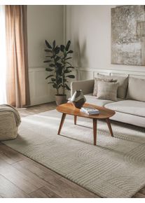 Tapis poil ras Tacoma Gris clair 80x150 cm - Tapis poil court design moderne pour salon