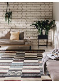benuta Nest Tapis d'extérieur Artis Multicouleur 80x165 cm - Tapis outdoor pour balcon, terrasse et jardin