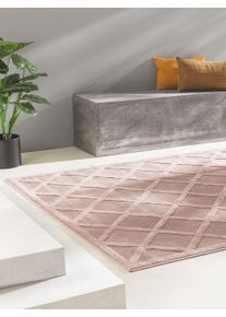 benuta Nest Tapis d'extérieur Bonte Rose 80x150 cm - Tapis outdoor pour balcon, terrasse et jardin