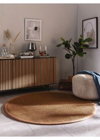 benuta Pure Sisal Vloerkleed Greta Lichtbruin ø 150 cm rond - Sisal Vloerkleden