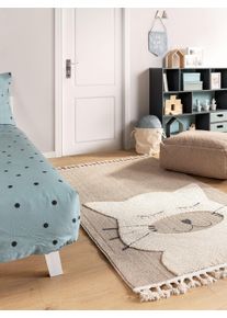 Lytte Tapis enfant Momo Beige 90x130 cm - Tapis pour chambre d'enfants/bébé