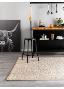 benuta Nest In- & Outdoor Rug Cleo Cream/Beige 160x230 cm - Modern Short Pile Rugs for Every Room