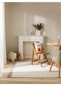 benuta Pop Villamatto Karla Violetti 80x120 cm Uni,Reunuksilla