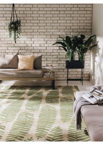 benuta Nest Tapis d'extérieur Artis Vert 80x165 cm - Tapis outdoor pour balcon, terrasse et jardin