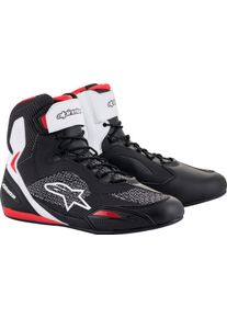 Alpinestars Faster 3 Rideknit, schoenen , kleur: zwart/witte/rood , maat: 7.5 US
