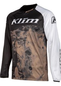 Klim XC Lite S23, jersey , color: Black/White/Beige , size: S