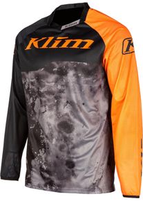Klim XC Lite, jersey niños , color: Negro/Naranja/Gris , tamaño: L