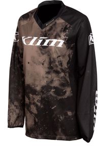 Klim XC Lite S23, maglia donna , colore: Nero/Beige/Bianco , dimensione: XXL