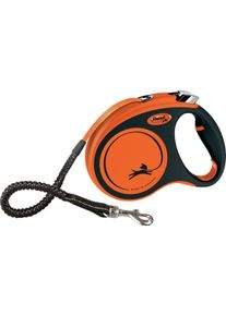 Flexi - Leash Xtreme M Tape 5M Black/Orange Max 35Kg - (600.8402)