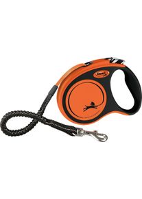 Flexi - Leash Xtreme S Tape 5M Black/Orange Max 20Kg - (600.8400)