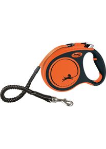 Flexi - Leash Xtreme L Tape 5M Black/Orange Max 65Kg - (600.8404)