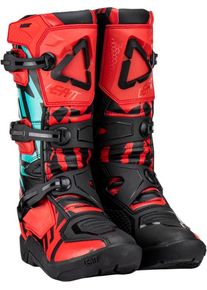 Leatt 3.5, buty dziecięce , kolor: Czerwony/Czarny/Turkusowy , rozmiar: 3 US