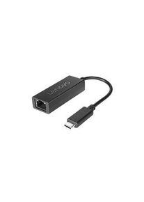 Lenovo USB-netwerkadapter, 1Gbps, USB-C-stekker - RJ45-aansluiting - 4X90S91831