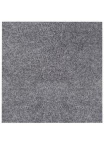 ANDIAMO Teppichfliese »Skandi Nadelfilz«, Rechteckig, 4 Mm Höhe, 40X40 Cm, 25 Stück (4 Qm), 50 Stück (8 Qm) Oder 100 Stück (16 Qm) grau, Größe B/L:...