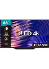 HISENSE Oled-Fernseher »65A85H«, 164 Cm/65 Zoll, 4k Ultra Hd, Smart-Tv, 120hz, Hdmi 2.1, Dolby Vision Iq, Dolby Atmos, Sprachassistenten schwarz,...